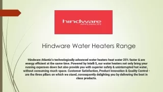 hindware water heaters range