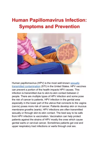 Human Papillomavirus Infection (HPV)_ Symptoms and Prevention