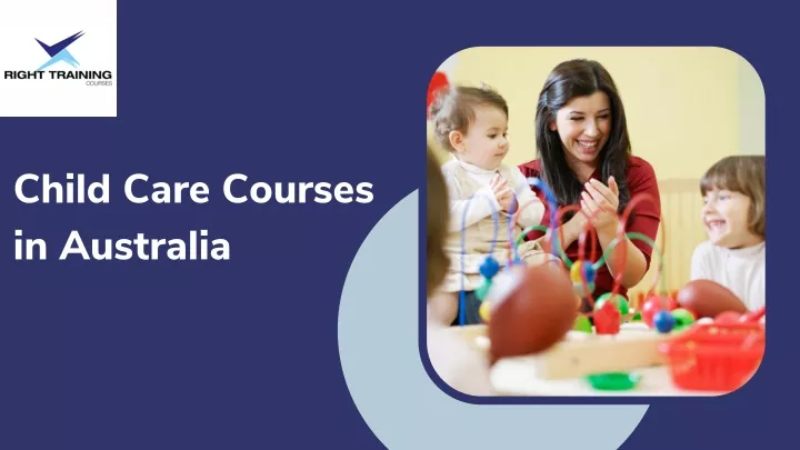 child care courses in australia