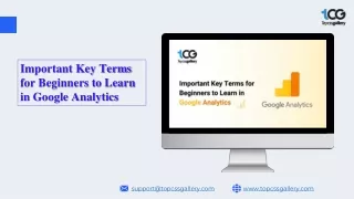 important key terms for beginners to learn