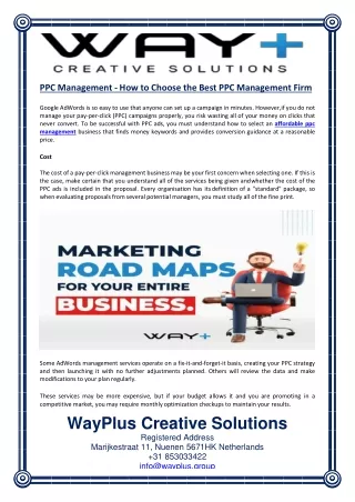PPC Management - How to Choose the Best PPC Management Firm