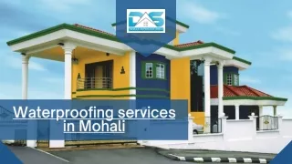 waterproofing services in mohali