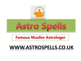 Astro Spells- Muslim Astrooger