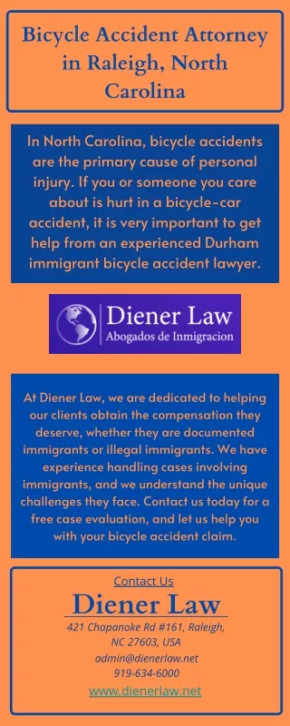 Bicycle Accident Attorney in Raleigh