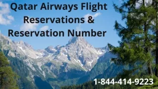 1-844-414-9223 Qatar Airways Flight Reservation Number