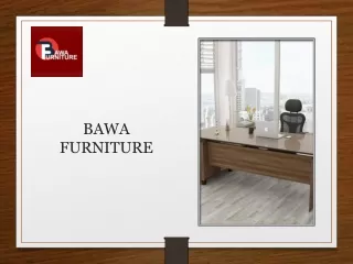Office furniture that's of high quality adds to the perception of your company