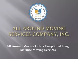 Exceptional Long Distance Moving Services