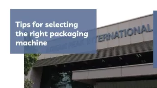 Improve Quality Assurance And Production Speeds With High-Quality Packaging Mach