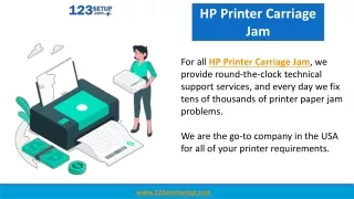 HP Printer Carriage Jam