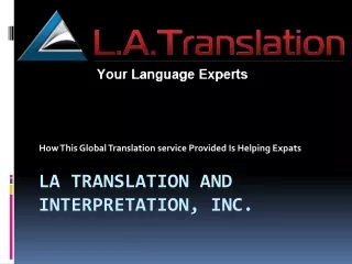 Global Translation service
