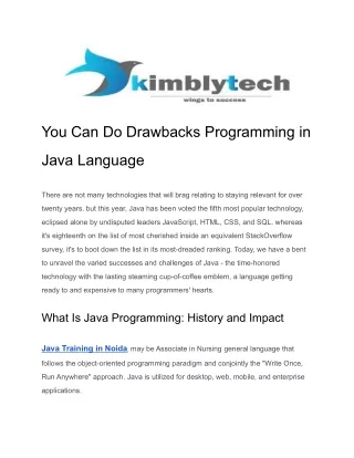 you can do drawbacks programming in