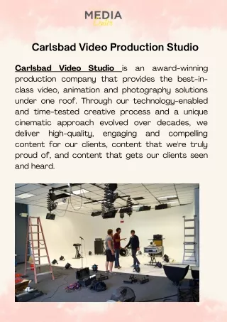 Best Carlsbad Video Production Studio