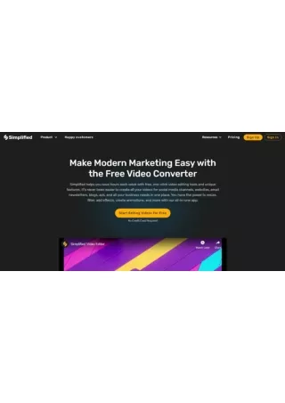 Make Modern Marketing Easy with the Free Video Converter