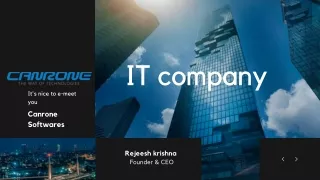 Canrone is the top software company in Kochi, Calicut, Dubai, Qatar, Australia,