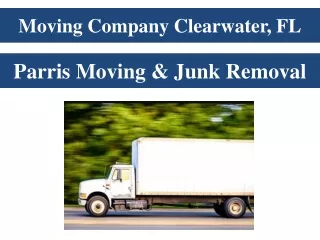Moving Company Clearwater, FL