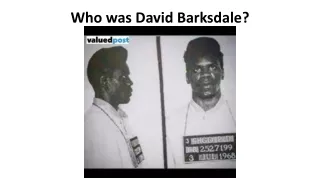 who was david barksdale