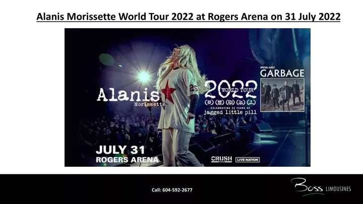 alanis morissette world tour 2022 at rogers arena