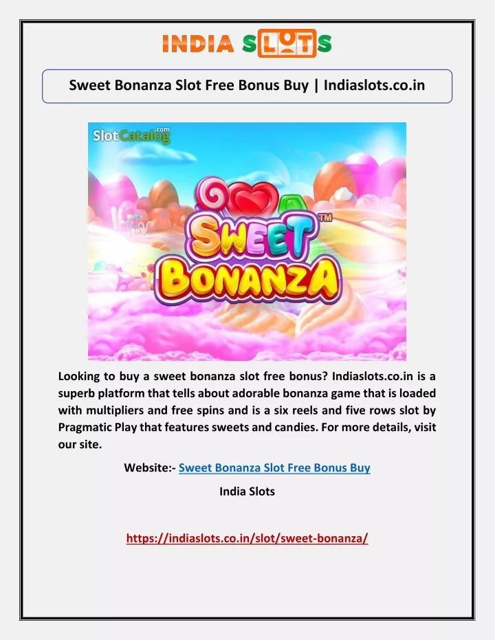 Sweet Bonanza Free Bonus Buy