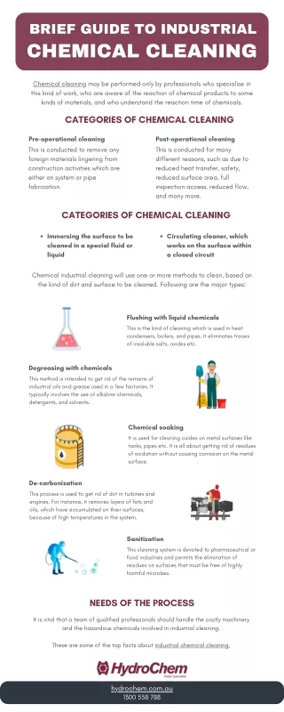 Brief Guide to Industrial Chemical Cleaning