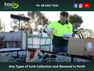 Any Types of Junk Collection and Removal in Perth
