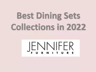 Best Dining Sets Collections in 2022