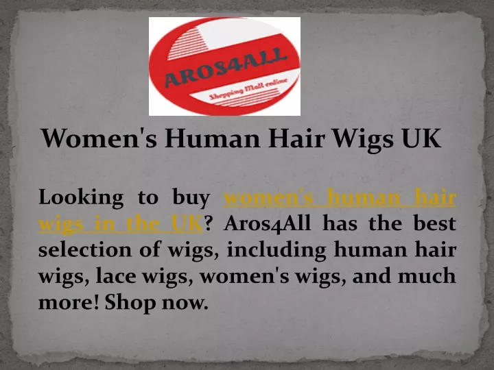 women s human hair wigs uk