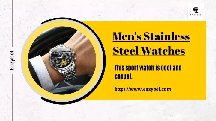 men s stainless steel watches