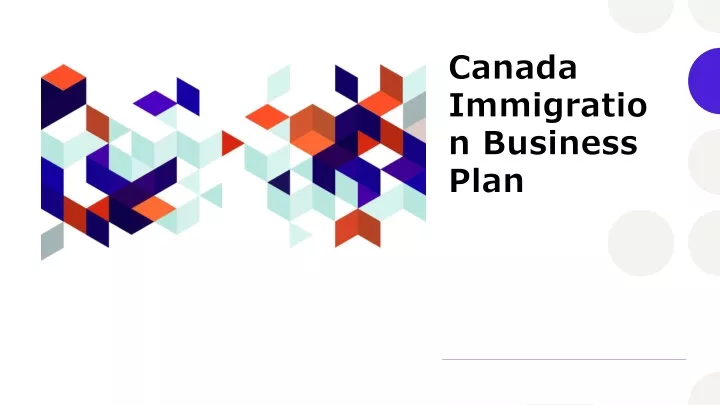 canada immigration business plan