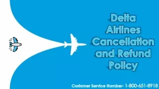 Delta Airlines Flight Cancellation  Policy