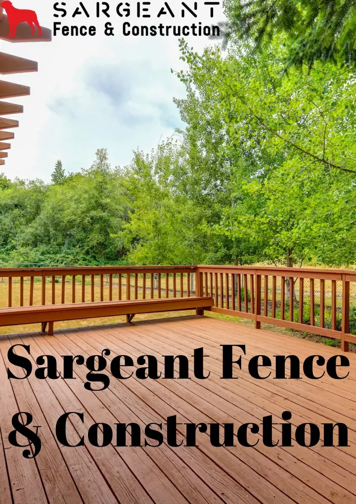 sargeant fence construction