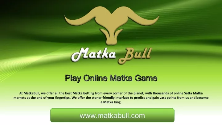 play online matka game