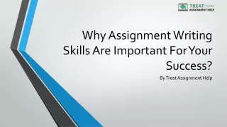 why assignment writing skills are important for your success