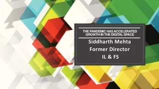 Siddharth Mehta IL&FS is interested in investing in Indian market