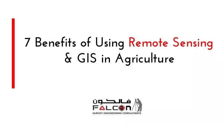 7 Benefits Of Remote Sensing & GIS In Agriculture   Agriculture Post