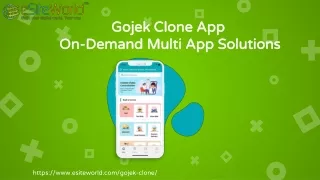 On-Demand Multi Services - Advanced Feature Gojek Clone App Development