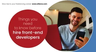 Things you need to know before you hire front-end developers
