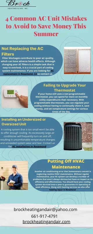 4 Common AC Unit Mistakes to Avoid to Save Money This Summer