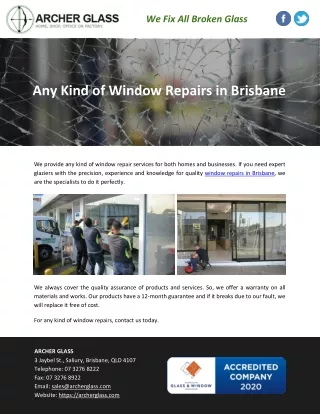 we fix all broken glass