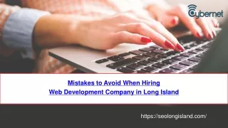 mistakes to avoid when hiring web development