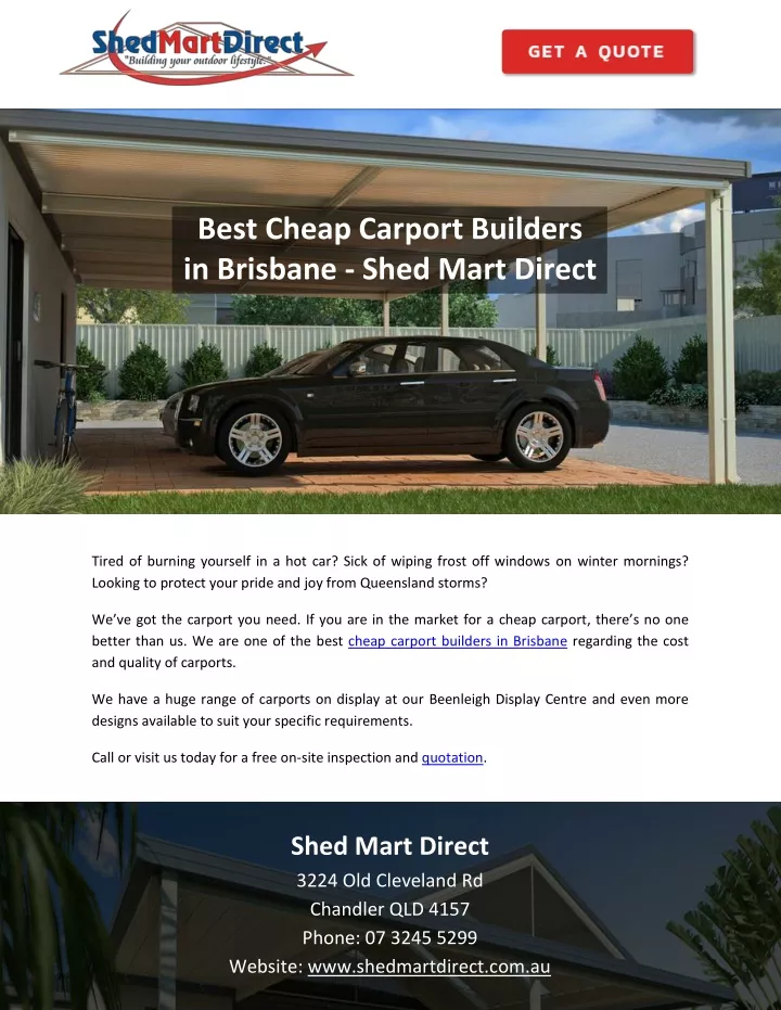 best cheap carport builders in brisbane shed mart