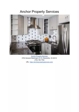 anchor property services