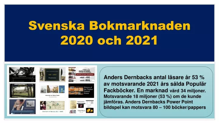 svenska bokmarknaden 2020 och 2021