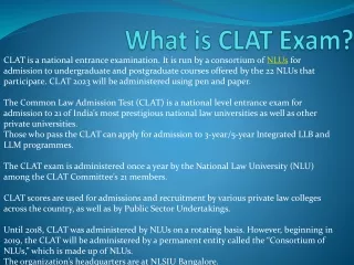 what is clat exam