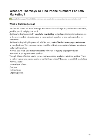 what are the ways to find phone numbers