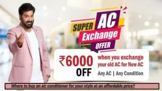 where to buy an air conditioner for your style