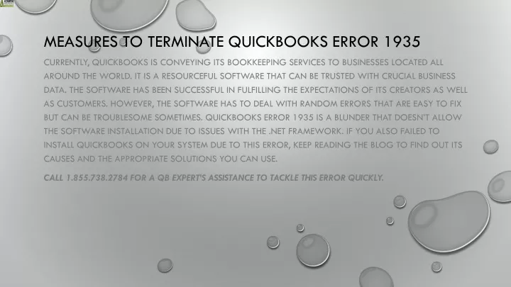 measures to terminate quickbooks error 1935