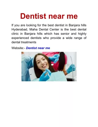 Dentist near me