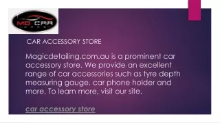 Car Accessory Store  Magicdetailing.com.au
