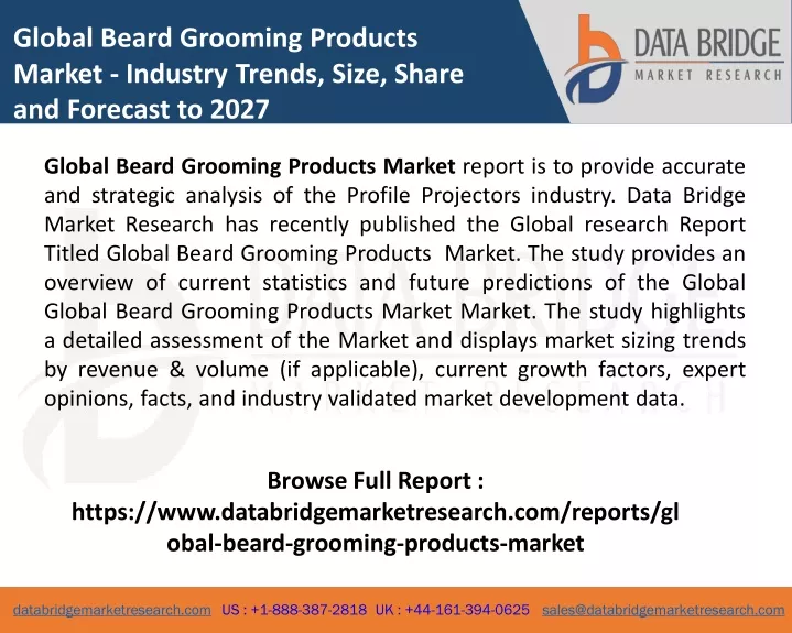 global beard grooming products market industry