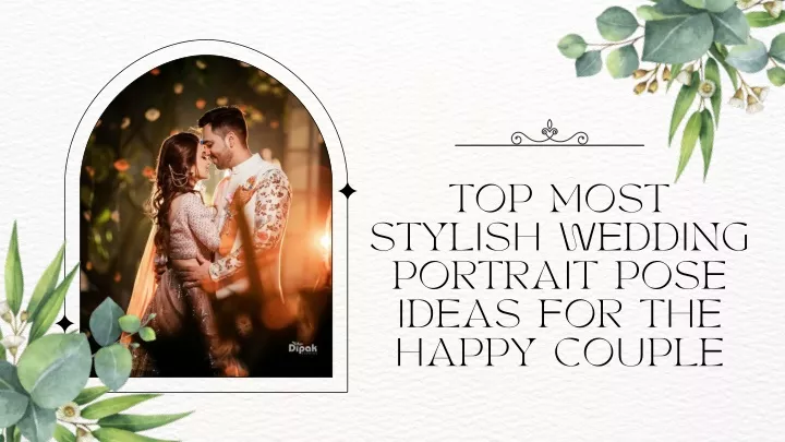 top most stylish wedding portrait pose ideas